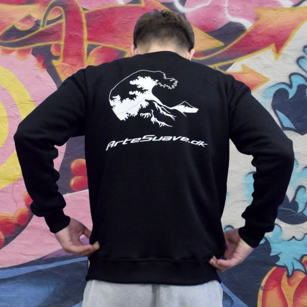 Sweatshirt - ArteSuave - Sort/Hvid