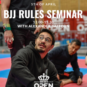 BJJ Rules Seminar med Alexander Baffoun